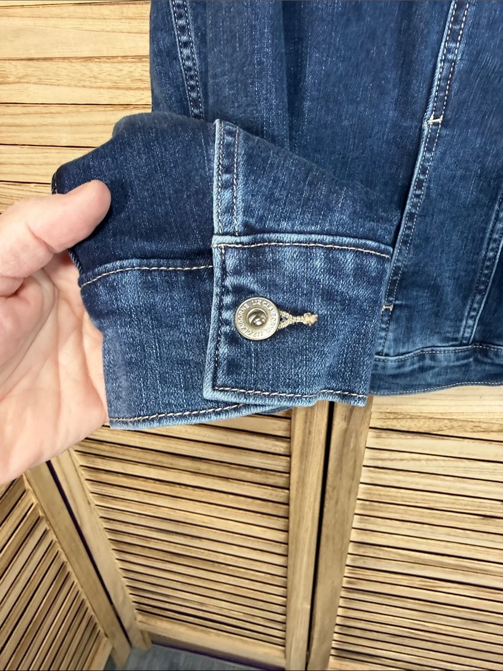 Liz Claiborne Indigo Blue Women's Denim Jacket XXL - Picture 3 of 10